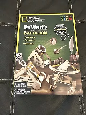 National Geographic Da Vinci's Inventions Battalion New In Open Box Complete • $10.49