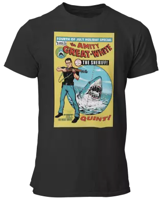 £6.99 • Buy Film Movie Funny Novelty Birthday Horror T Shirt Inspired By Jaws Fans