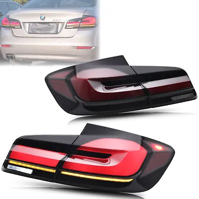 LED G38 Tail Lights For BMW 5 Series F10 F18 M5 2011-2017 Sequential Rear Lamps • $250.99