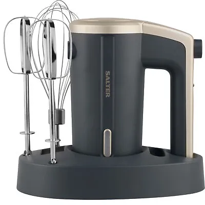 Salter Cordless Hand Mixer Non-Slip Base Baking Whisk 3 Speeds Eject Function • £34.99