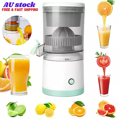 Orange Juicer Electric Citrus Juicers Portable USB Rechargeable Lemon Squeezer • $29.92