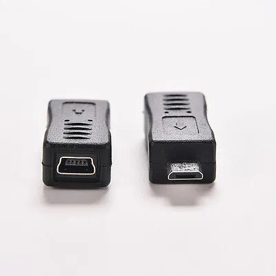 Mini USB Female To Micro USB Male F/M Adapter Data Charger Converter Connec.go • $1.09