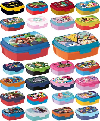 Lunch Box Bread Box Lunch Pail Disney Minnie Paw Patrol Batman Minecraft Peppa • $26.82