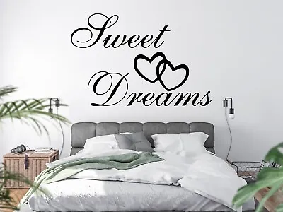 £3.89 • Buy Sweet Dreams Wall Sticker Bedroom Quotes Love Removable Home Decals Vinyl DIY