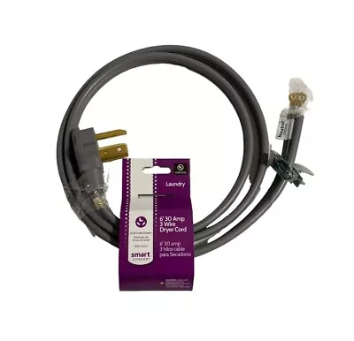 Smart Choice 6' 30 Amp 3 Wire Dryer Cord • $14