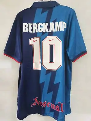 £25.19 • Buy Arsenal 1995/96 Away Retro BERGKAMP #10 Shirt