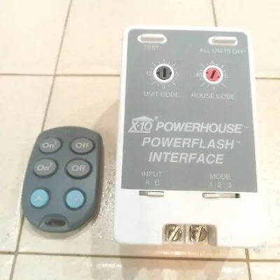 $24.64 • Buy X10 Powerflash Burglar Alarm Interface PF284 PSC0 PSC01 POWERHOUSE  Plug-In