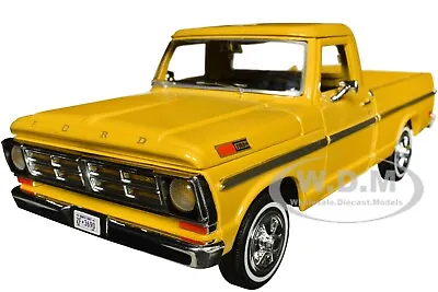 1972 Ford F-100 Pickup Yellow 1/24 Diecast Model Car By Motormax 79384 • $21.99