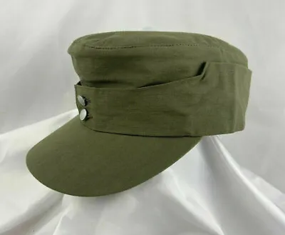 Repro Wwii Ww2 German Afrika Korps M43 Field Cap Cotton Hat Size L • $14.39