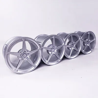 Custom 4 Pcs Silver Painted Rims For LEGO 42056 42115 42083 Cada 1:8 Car V4 • $56.68