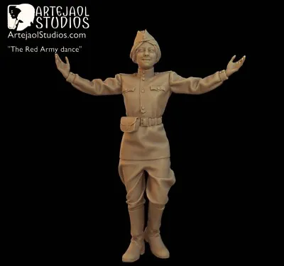 Ww2 Red Army Dancing Soldier 1/16th Resin Printed • £15