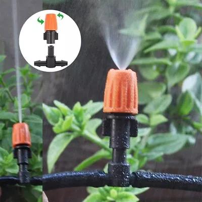 10-50PCS Micro Drip Irrigation Plant Self Garden Mist Sprinkler With Nozzle Kits • $8.27