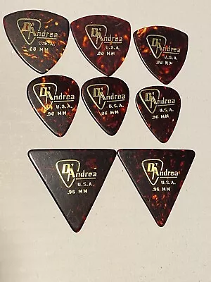 Vintage Guitar Picks  1970’s  D'Andrea USA Heavy .96mm-Lot Of 6 Unused- • $28.49