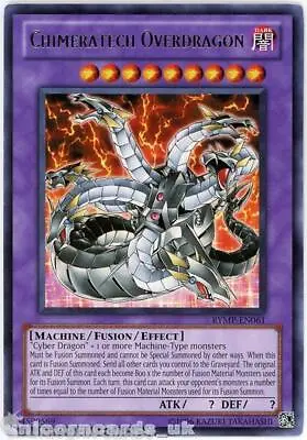 RYMP-EN061 Chimeratech Overdragon Rare UNL Edition Mint YuGiOh Card • £0.99