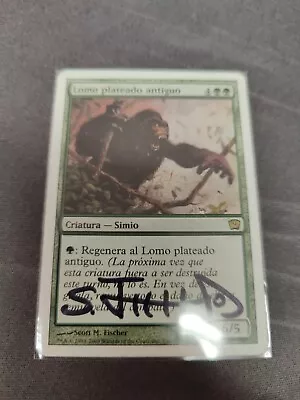 1x Signed Spanish Ancient Silverback Magic The Gathering Rare • $19.99