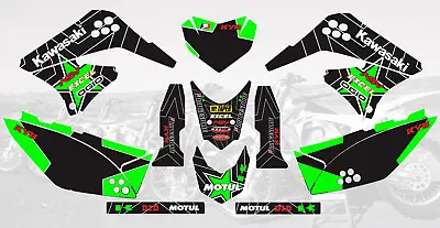 N 005 Motocross Graphics Decals Stickers For Kawasaki Klx125 Klx150 D-tracker • $79