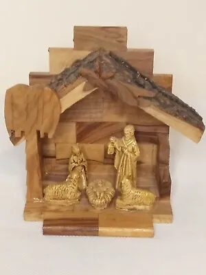 Small Wooden Nativity Bethlehem Ornament • £24