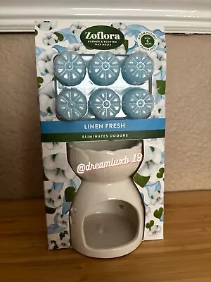 Zoflora Linen Fresh Burner & Wax Melts Room Filling Fragrance With 6 Melts* • £6.49