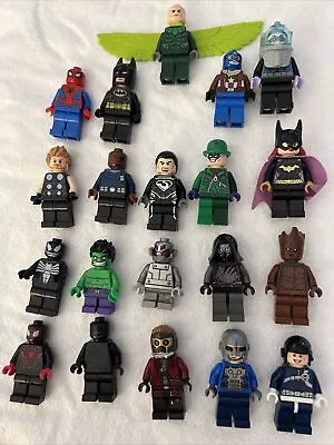 Lego Minifigures Super Heroes Bulk Lot - Star-Lord Batgirl Vulture Groot • $28