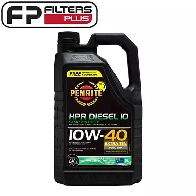 Penrite HPR Diesel 10 SAE 10W-40 Engine Oil 5L - HPRD10005 • $139.95