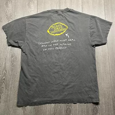 Vintage Black Mike's Hard Lemonade XL Funny T-Shirt Black Rare • $14.52