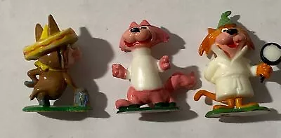 Vintage 1960s Marx Tinykins Hanna Barbera Toy Lot Top Cat Choo Choo And More • $21.99