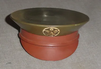 Vintage 1940's Henriette Army Military Cap Powder Compact • $85