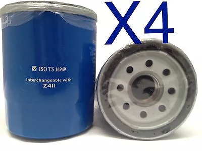 4X Oil Filter Suits Z411 FORD KIA MAZDA MITSUBISHI PROTON WZ411 • $16