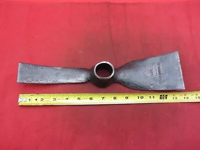 VTG BRAZIL MARKED OLD FARM GARDEN DIGGING TOOL GRUB HOE 1 Lb 14 Oz AXE ADZE • $20.99