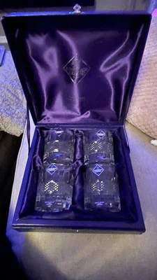 £40 • Buy Rare Edinburgh Crystal Whisky Glasses In Box 