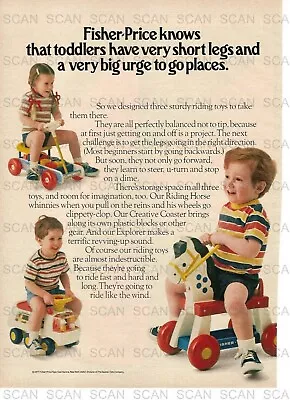 1977 Fisher Price Toys Vintage Magazine Ad    • $7.99