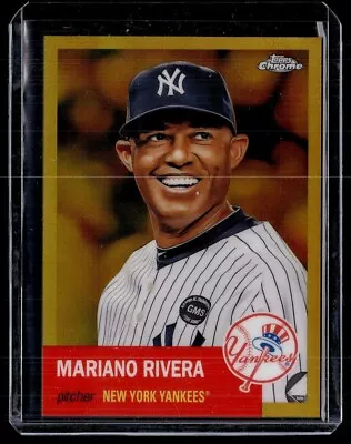 2022 Topps Chrome Plat Ann Gold 42/50 Jersey # 1/1 Mariano Rivera Yankees • $5.50