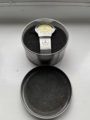 Mercedes Benz Unisex Watch   Stainless Steel. In Original Tin Box • £0.99