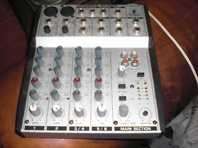 Behringer Eurorack MX 602A Ultra-Low Noise 6 Channel Mixer No Power Cord UNTEST • $22