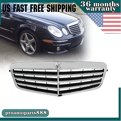 Front Bumper Grille Grill For Mercedes Benz W212 E-Class E550 E350 E63 AMG 10-13 • $76.55