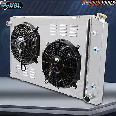 3 Row Radiator+Shroud Fan For 1973-1987 Chevy C/K C10 C20/30 K10/20 GMC C2500 • $152.99