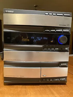 Yamaha GX-500 STEREO SYSTEM 3-CD Cassette AM/FM PLAYER + Manual- FOR PARTS-AS IS • $75