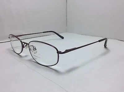 Magic Clip Eyeglasses FRAMES M349 Burgundy 53[]19 137 No Clip • $35