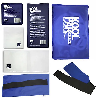 KoolPak Luxury Reusable Hot Cold Ice Gel Pack | All Sizes |Optional Sleeves| ... • £1.60