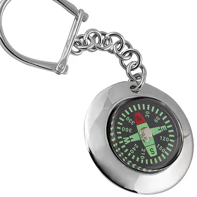 Compass Key Ring Sterling Silver 925 Hallmarked New From Ari D Norman • £224.72