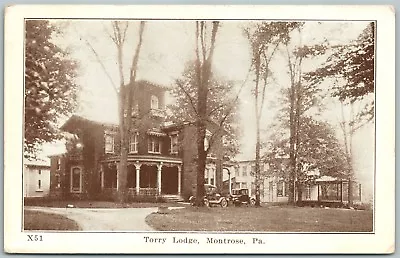 Montrose Pa Torry Lodge Antique Postcard • $13.99