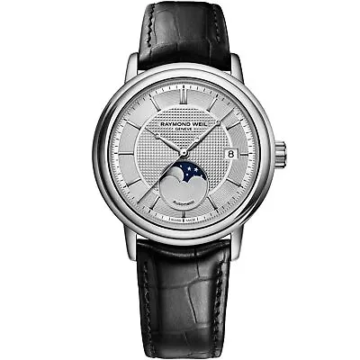 Raymond Weil 2879-STC-65001 Men's MAESTRO Silver-Tone Dial Automatic Watch • $546.84