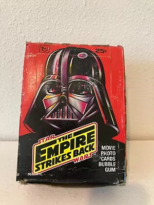 1980 Star Wars The Empire Strikes Back Movie Trading Cards Full Box Sealed Pks • $53