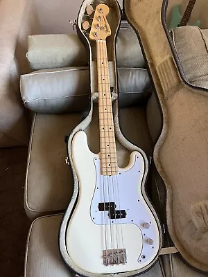 1988 Fender Precision Bass ‘57 Vintage Reissue PB57 White  Japan MIJ • $224.50