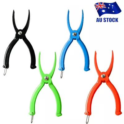 Fishing Pliers Gripper Metal Fish Control Clamp Claw Tong Grip Tackle Tool Grip • $10.91