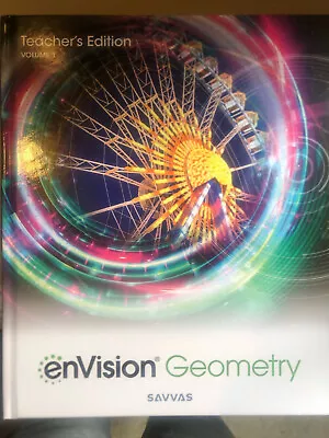 EnVision Geometry Teacher Edition Volume 1 • $80