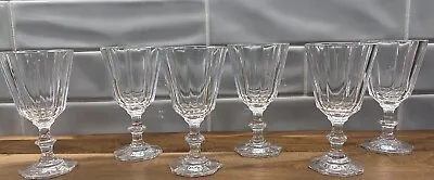 Set Of 6 Villeroy & Boch Signed Royale Crystal Wine Glasses 5.5” Tall • $80