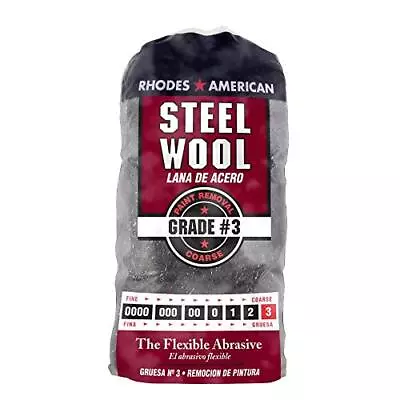 Steel Wool 12 Pad Coarse Grade #3 Rhodes American • $7.08