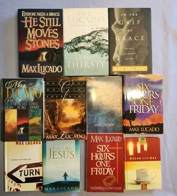 Max Lucado Books Hardcover Christian Non-Fiction Qty & Ship Discount U PICK • $4