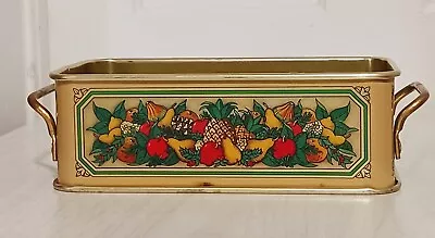 Vintage Loaf Pan Metal Caddy Holder Handle Carrier Fruit For Pyrex 213 • $10